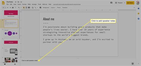 how do i print the speaker notes in google slides and what font size should I use for my presentation?