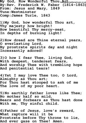 How Great Thou Art: The Evolution of Lyrics in Methodist Hymnals and Their Impact on Faith Expression