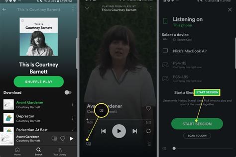 how to listen to music with someone on spotify