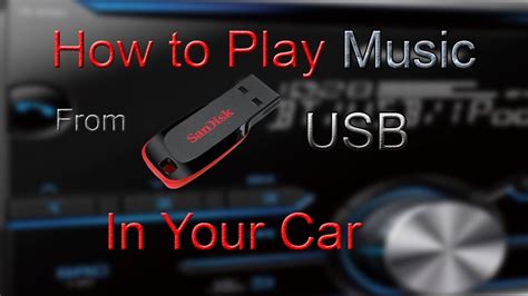 How to Put Music on a USB Drive for Car Entertainment and Enjoyment on the Road